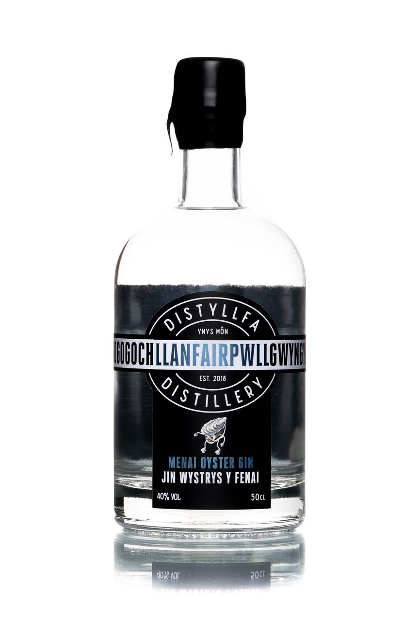 Llanfairpwll Distillery Menai Oyster Gin 40%, 50cl