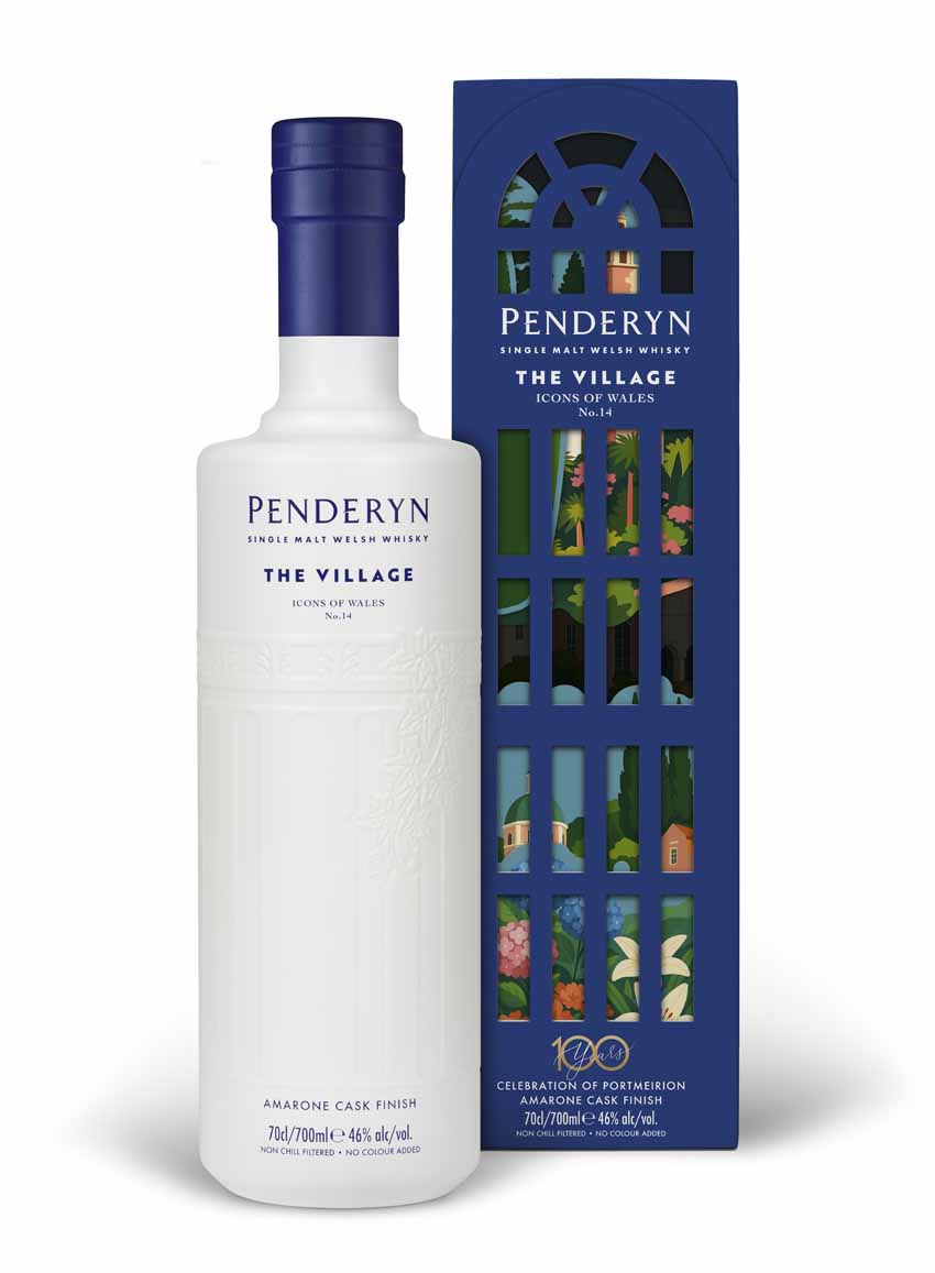 Penderyn Distillery Icons of Wales #14 The Village - Available now at Blas ar Fwyd