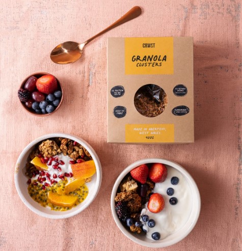 Treat yourself to a special breakfast with Crwst Granola