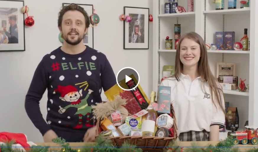 Celebrity chef Ellis Barrie showcases Blas ar Fwyd's Christmas Hampers | Y cogydd enwog Ellis Barrie yn trafod Hamperi Nadolig Blas ar Fwyd