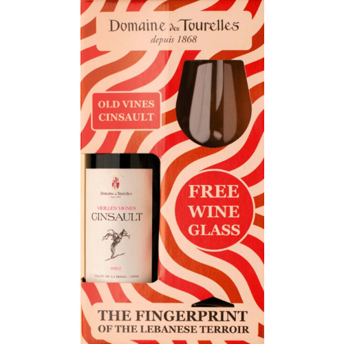 Domaine des Tourelles Vieilles Vignes Cinsault (Gift Box with Glass)