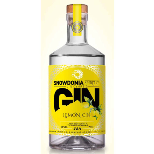 Blas ar Fwyd: Snowdonia Spirit Co. Lemon Gin, 40% 