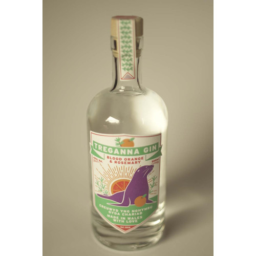 50210402 - Treganna Gin, Blood Orange & Rosemary 40% 50cl ii