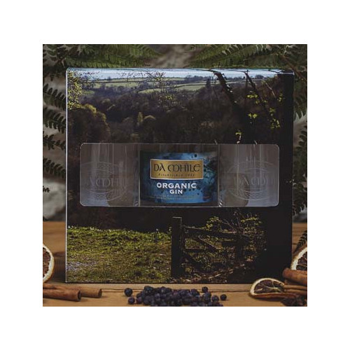50211001 - Da Mhile, Gin & 2x Glass Gift Box 70cl ii