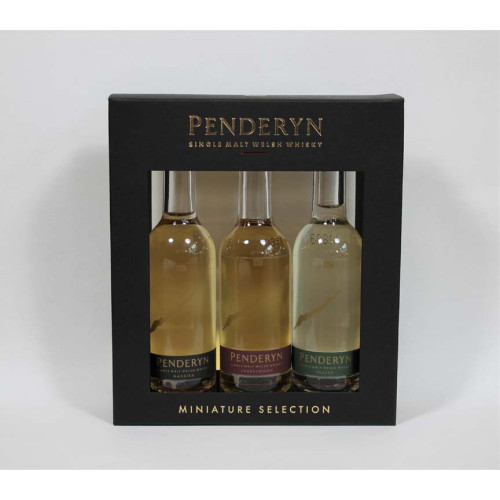Blas ar Fwyd: Penderyn Minature Whisky Selection S
