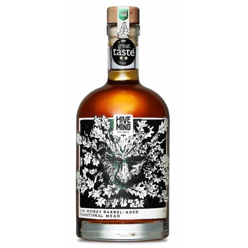 50705201 - Hive Mind Mead and Brew Co, Oak Whisky Barrel Aged Traditional Mead 20% 500ml.jpg
