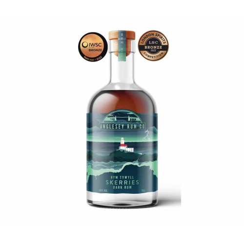 50806801 - Anglesey Rum Co - Skerries Dark Rum 40% 70cl award.jpg