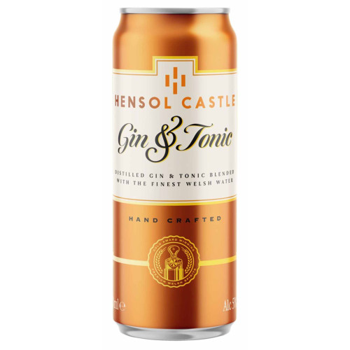 50814501 - Hensol Castle Gin and Tonic Can, 5.0%, 250ml can.jpg