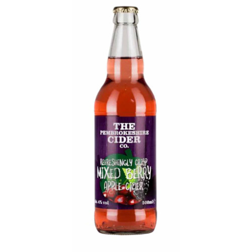 70107021 - Pembrokeshire Cider Mixed Berry Fruit Cider, 4.0% 12 x 500ml.jpg