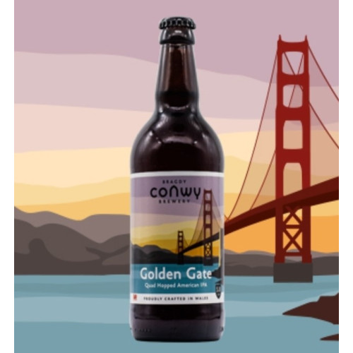 76108321 - Bragdy Conwy, Golden Gate 12 x 500ml