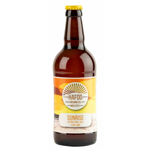 76121301 - Hafod Brewing, Sunrise Citrus Pale Ale 3.8% 500ml Bottle.jpg