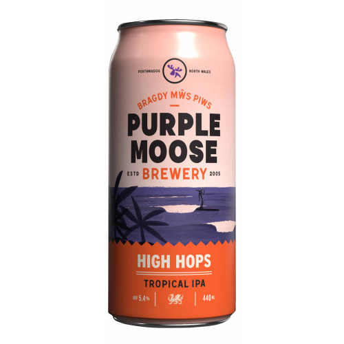 76131301 - Purple Moose Brewery High Hops Tropical IPA 5.4% 440ml CANS.jpg