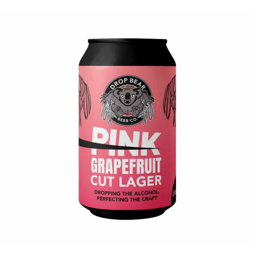 76156501 - Drop Bear, Pink Grapefruit Cut Lager, 0.5%, 330ml.jpg