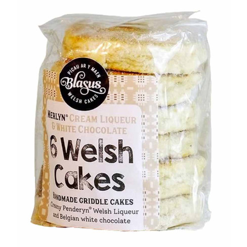 B1208401 - Blasus Welshcakes, Merlyn Cream Liqueur & White Chocolate Welshcakes, pack of 6.jpg