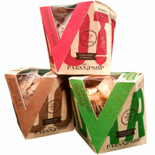 B3210901 - Parsnipship Three Assorted Flavours, 6 x 175g-200g Retail Packs i