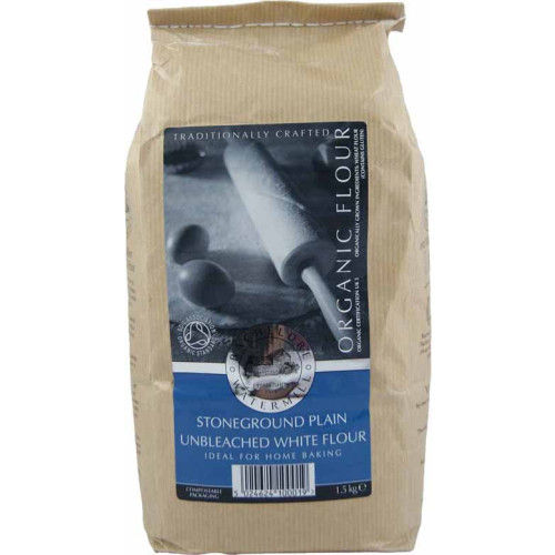 Blas ar Fwyd: Bacheldre Flour, Plain White, 1.5kg