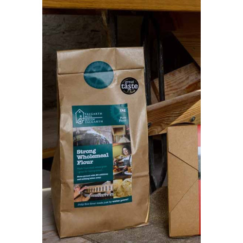 Blas ar Fwyd: Talgarth Strong Wholemeal Flour - 1K