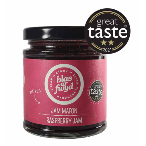 C0100601 - Blas ar Fwyd, Raspberry Jam, 200g Jar GT2