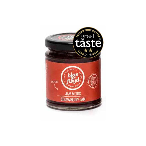 C0100801 - Blas ar Fwyd, Strawberry Jam, 200g Jar GTA23 2 star.jpg