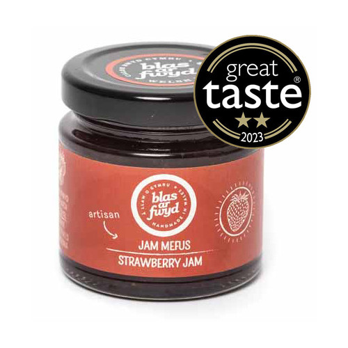 C0100802 - Blas ar Fwyd, Strawberry Jam, 120g Jar GTA23 2 star.jpg