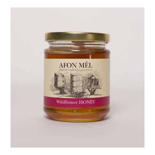 Blas ar Fwyd: Afon Mel Wildflower Honey Clear 8oz