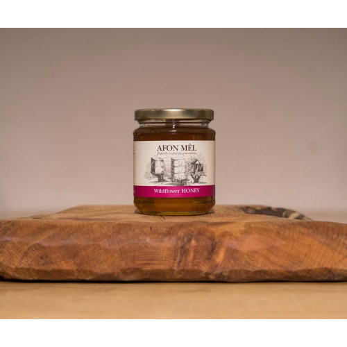 Blas ar Fwyd: Afon Mel Wildflower Honey Clear - 12
