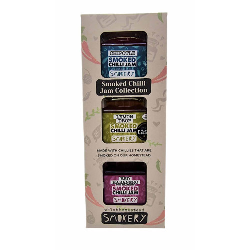 C8122601 - Welsh Homestead Smokery, Mild 3 Jar Smoked Chilli Jam Gift Box, 3 x 128g.jpg