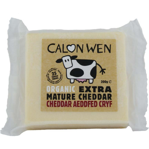 Blas ar Fwyd: Calon Wen, Organic Extra Mature Ched