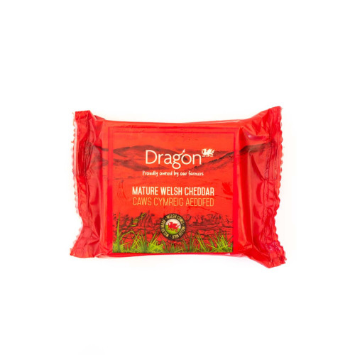 Blas ar Fwyd: Dragon, Mature Welsh White Cheddar,