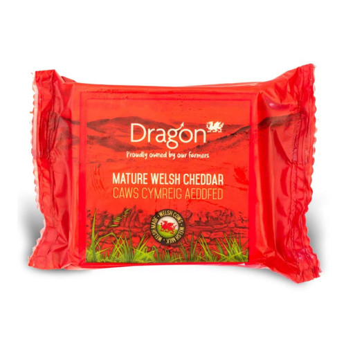 Blas ar Fwyd: Dragon, Mature Welsh White Cheddar,