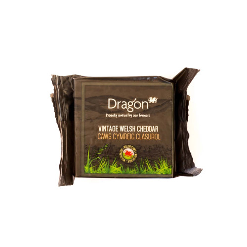 Blas ar Fwyd: Dragon, Vintage Welsh White Cheddar,