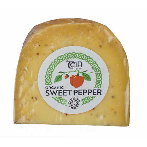 Blas ar Fwyd: Caws Teifi, Sweet Pepper 180g Wedge