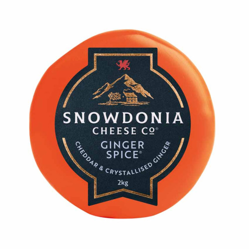 D0108630 - Snowdonia Cheese, Ginger Spice, approx 2kg Round, price per kg.jpg