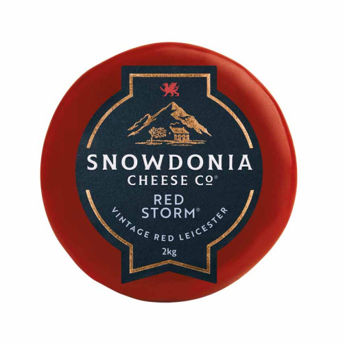 D0111030 - Snowdonia Cheese, Red Storm (Red Leicester), approx 2kg Round, price per kg.jpg