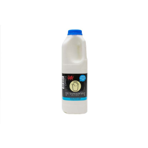 Blas ar Fwyd: Ty Tanglwyst Whole Milk, 1 Litre