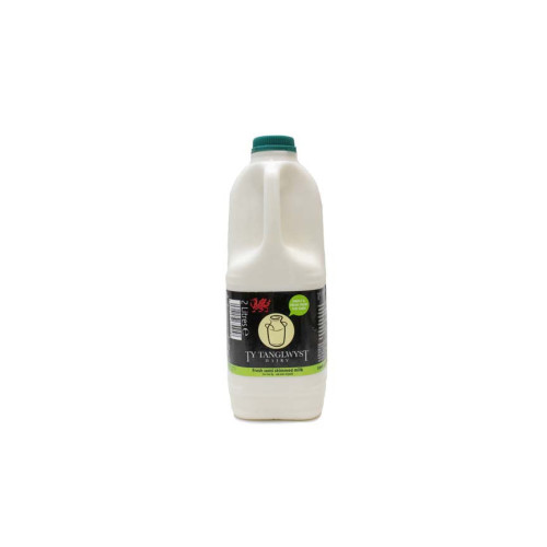 Blas ar Fwyd: Ty Tanglwyst Semi Skimmed Milk, 2 Li