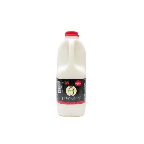 Blas ar Fwyd: Ty Tanglwyst Skimmed Milk, 2 Litre