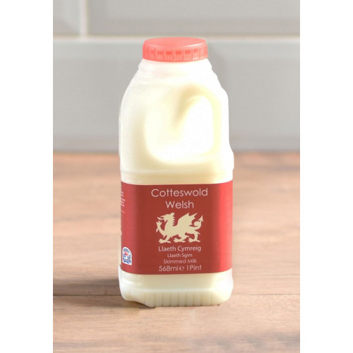 Blas ar Fwyd: Cotteswolds Welsh Skimmed Milk, 568