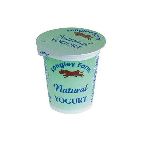 Blas ar Fwyd: Longley Farm, Natural Yogurt, 125ml