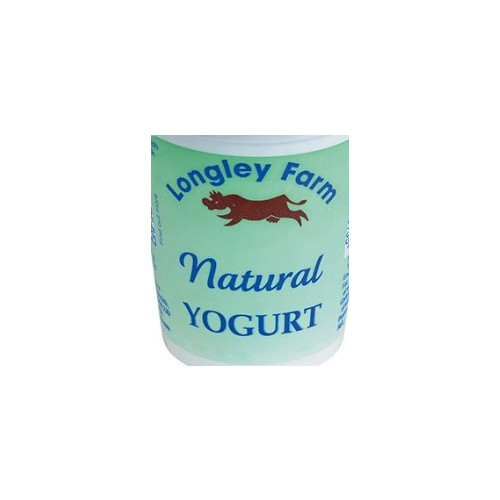 Blas ar Fwyd: Longley Farm, Natural Yogurt, 450ml.
