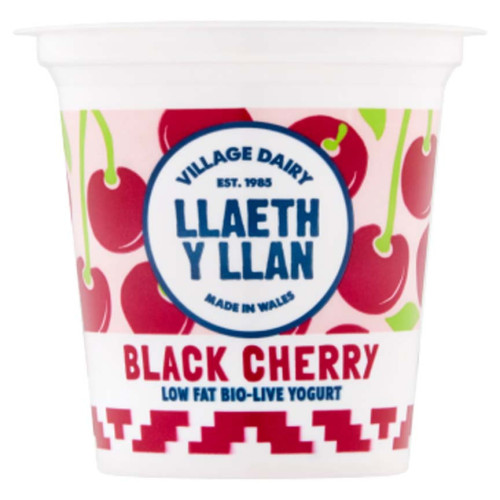 D3201101 - Llaeth y Llan, Black Cherry, 125g Pot.p