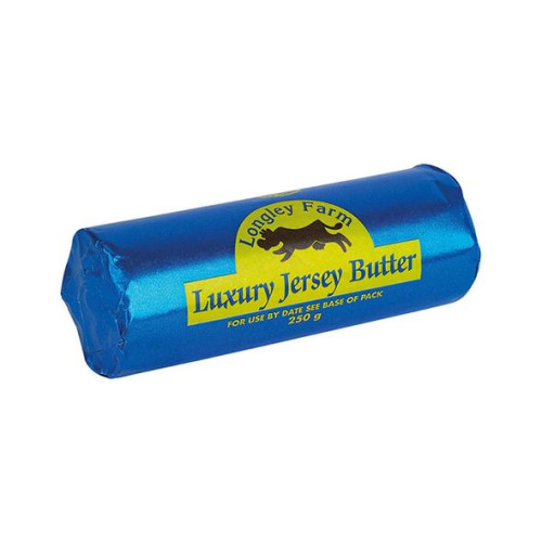 Blas ar Fwyd: Longley Farm, Jersey Butter, 250g Bl
