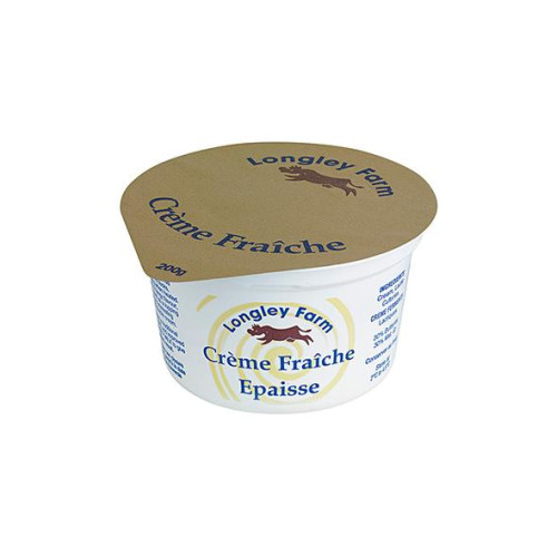 Blas ar Fwyd: Longley Farm, Creme Fraiche, 200g Po
