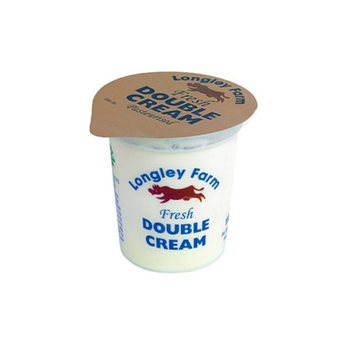 Blas ar Fwyd: Longley Farm, Double Cream, 150ml