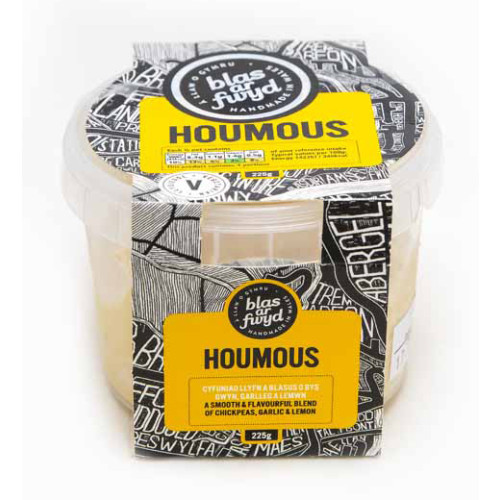 Blas ar Fwyd: BAF, Houmous, 225g Pot