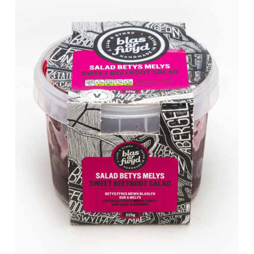 Blas ar Fwyd: BAF, Sweet Beetroot Salad, 225g Pot