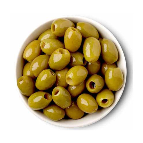 Blas ar Fwyd: Cypressa Pitted Green Olives - 340g
