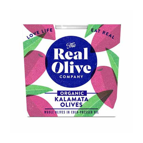 Blas ar Fwyd: Real Olive Co, Organic Kalamata, 210