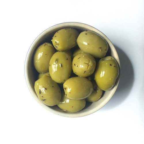 Blas ar Fwyd: Real Olive Co. Organic Limone Olives