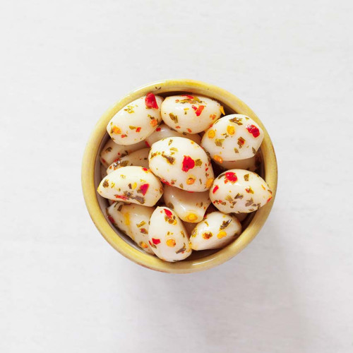 F3101601 - Real Olive Co. Hot Pickled Garlic, 210g Deli Pot
